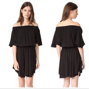 MLM Off-Shoulder Black Dress